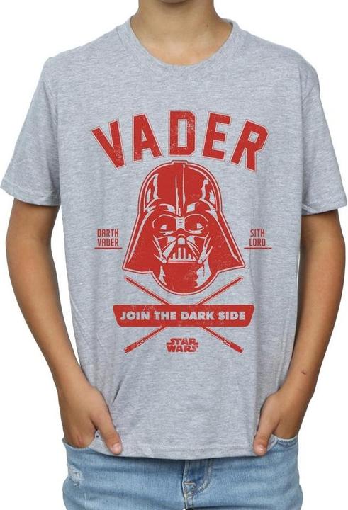 Actual product image Star Wars Boys Darth Vader Collegiate T-Shirt (128)