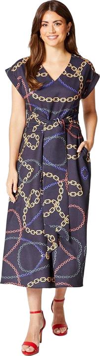 Immagine prodotto Principles Vestito Midi Stampa a Catena Con Cintura Donna (38 D)