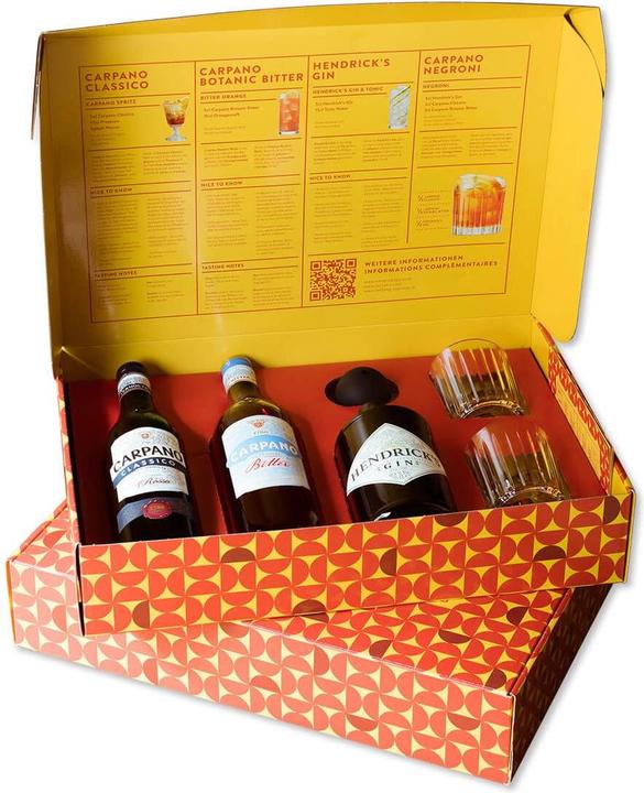 Immagine prodotto Carpano Kit Negroni Classico, Bitter e Gin Gift Set