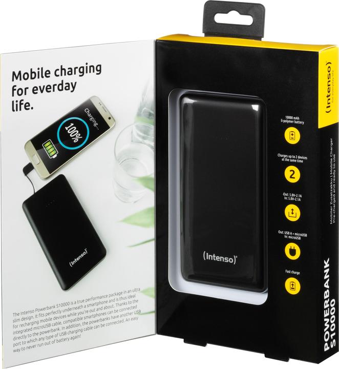 Actual product image Intenso S10000 (10000 mAh, 37 Wh)