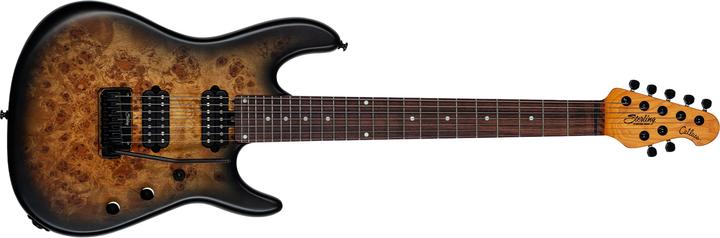 Image du produit Richardson 7 String Electric Guitar, Natural Poplar Burst (Guitare électrique)