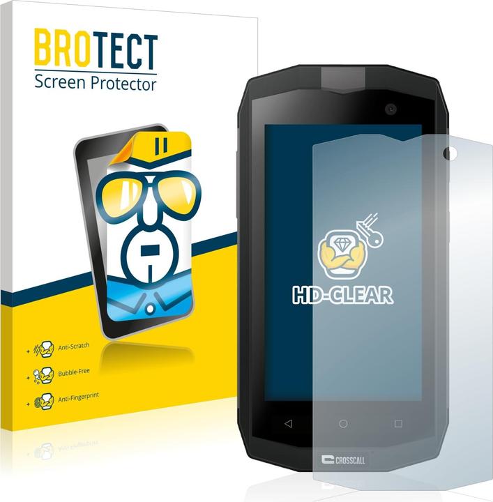 Produktbild BROTECT Schutzfolie Displayschutz Klar (2 Stück, Crosscall Trekker M1)