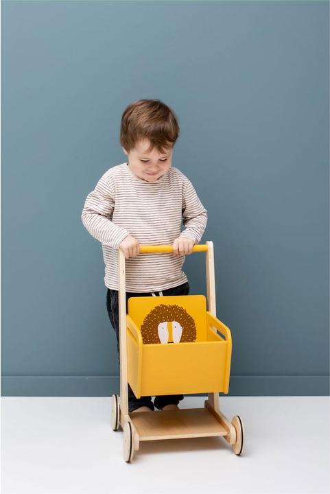 Actual product image Trixie Baby Wooden shopping trolley