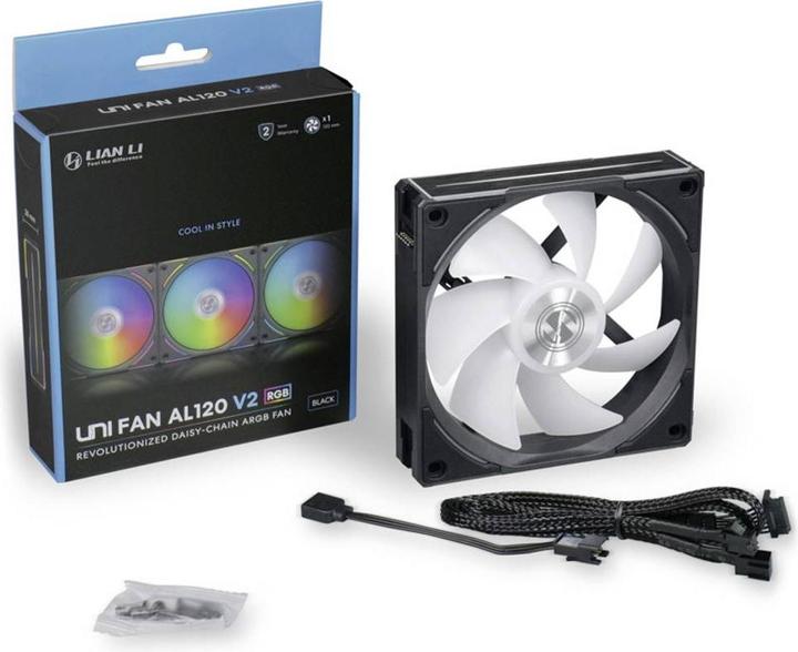 Actual product image Lian-Li Uni Fan Al V2 (120 mm, 1 x)