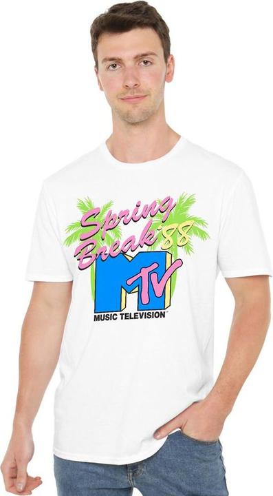 Immagine prodotto MTV Spring Break Maglietta Palme al Neon Uomo (5XL)
