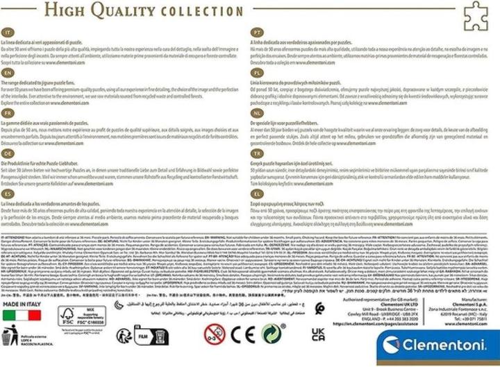 Nährwerte und Zutaten Clementoni Puzzle Strasbourg old town g (500 Teile)