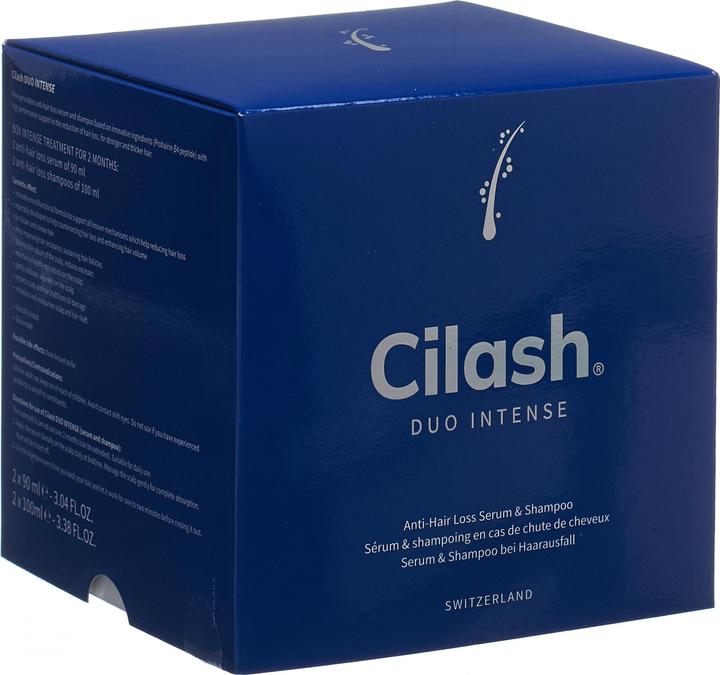 Produktbild Cilash INTENSE Haarwuchs Serum & Shampoo DUO (2744 ml, Flüssiges Shampoo)