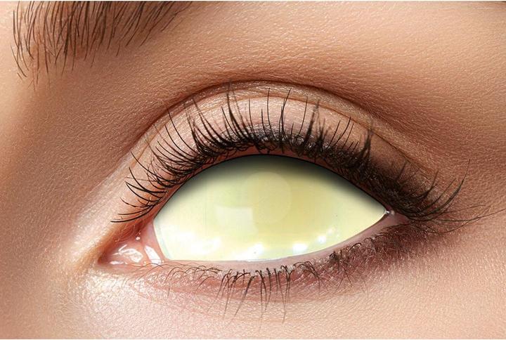Produktbild Eyecatcher Kontaktlinsen Sclera Dead Eye (Gelb, Weiss)