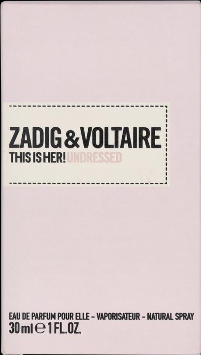 Immagine prodotto Zadig & Voltaire Eau de Parfum Undressed (Eau de parfum, 30 ml)