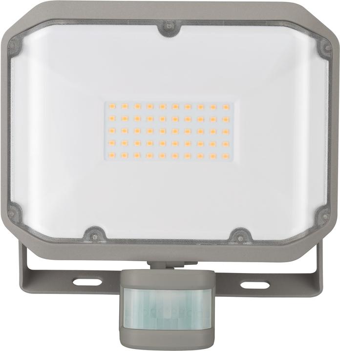 Actual product image Brennenstuhl LED spotlight AL 3050 with PIR (30W, 3110lm, 3000K, IP44, LED floodlight for wall mounting with (3110 lm)