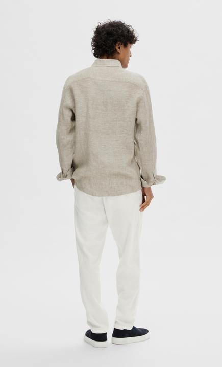 Actual product image Slhregkylian-Linen Shirt Ls Classic Noos (XL)