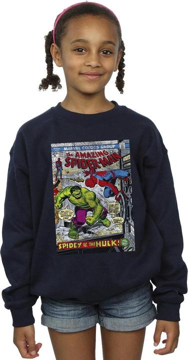 Immagine prodotto Spider-Man VS Hulk Cover Felpa Ragazze (128)
