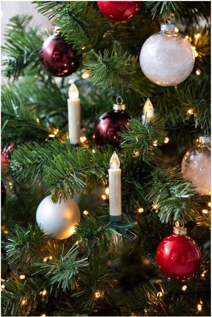 Actual product image Fs-Star 20 Stück LED Christbaumkerzen ohne Kabel Batteriebetrieben (20 x)