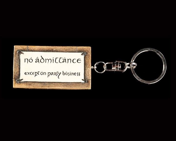 Image du produit Weta Workshop Le Seigneur des Anneaux porte-clés No Admittance 6 cm