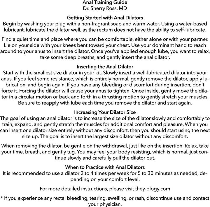 Produktbild CalExotics They-ology™ 5-Piece Wearable Anal Training Set
