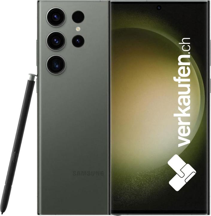 Produktbild verkaufen.ch Galaxy S23 Ultra 5G (512 GB, Green, 6.80", Dual SIM, B / Sehr gut)