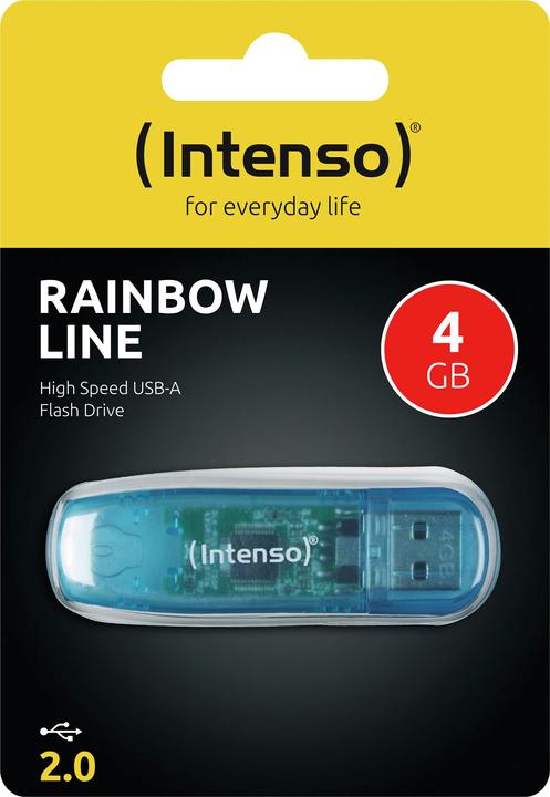 Actual product image Intenso Rainbow Line (4 GB, USB-A)