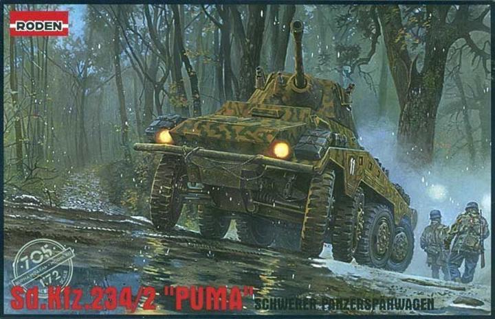 Actual product image Roden Heavy armoured reconnaissance vehicle Sd.Kfz. 234/2 Puma