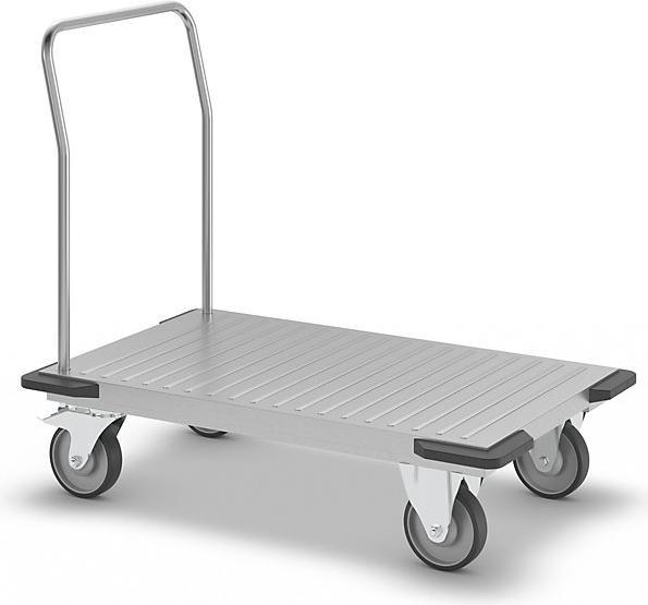 eurokraft pro Edelstahl-Plattformwagen (350 kg)