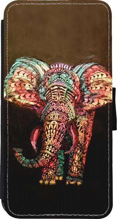 Actual product image PhoneLook Coque Wallet noir Elephant 02 (Apple iPhone XR)