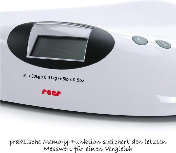 Immagine prodotto Reer Bilancia pesa bambini con musica (30 kg)