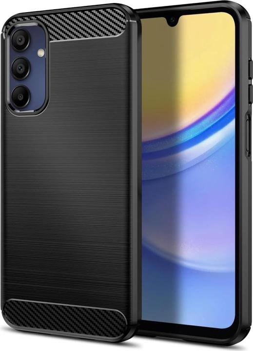 Screenguard Samsung Galaxy A15 5G Custodia Carbon Brushed Soft TPU (Samsung Galaxy A15 5G)