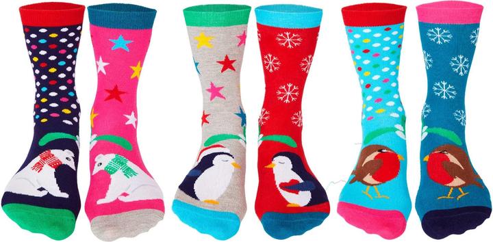 Produktbild United Oddsocks Merry Kissmass (3er Pack, 37 - 42)