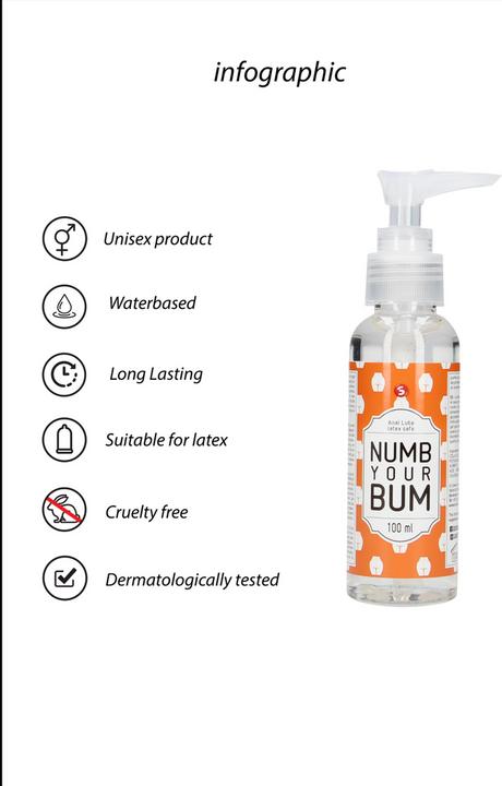 Productafbeelding Shots Anaal glijmiddel - Verdoof je kont - 100 ml (100 ml)