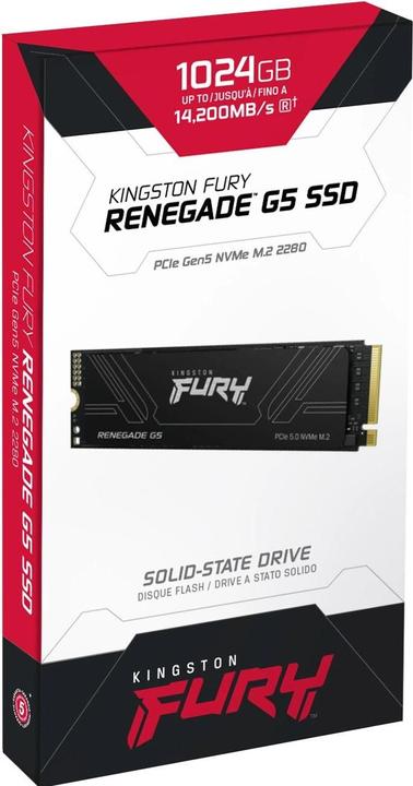 Image du produit Kingston FURY Renegade G5 (1024 Go, M.2 2280)