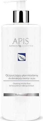 Apis Natural Cosmetics APIS Cleansing Micellar Water oczyszczający płyn micelarny do demakijażu twarzy i oczu 500ml (Puder, 500 ml)