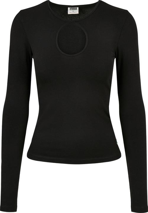 Actual product image Urban Classics Ladies Organic Keyhole Longsleeve - 16786 (S, M)