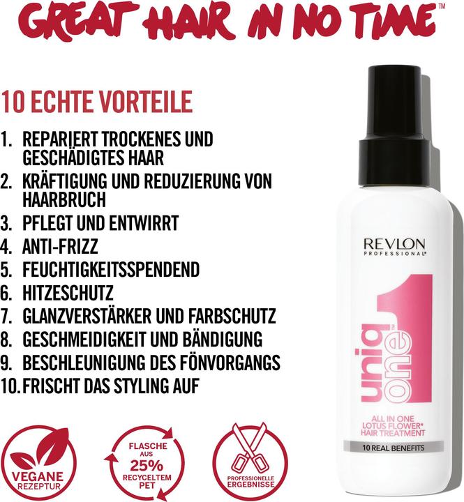 Produktbild Revlon Professional Uniq One All in one Lotus Flower Treatment (150 ml)
