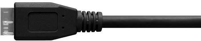 Image du produit Tether Tools TetherPro, USB-C 3.0 Kabel, USB-C / 3.0 Micro-B, 4.6 m, Schwarz (4.60 m, USB 3.2 Gen 1)