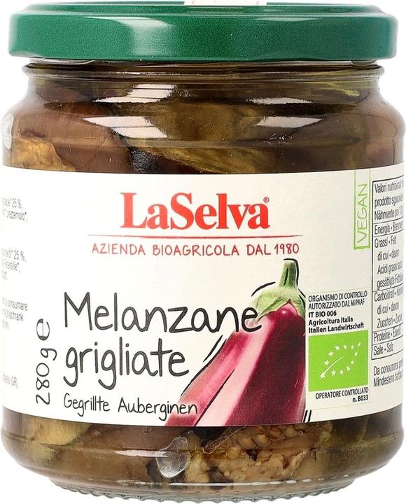 Produktbild LaSelva Gegrillte Auberginen in Olivenöl (280 g)