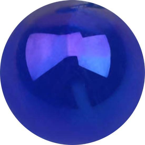 Produktbild Star Piercing Micro Kugel metallbeschichtet dunkelblau (Acryl, ohne Messing)