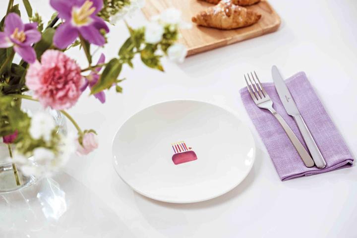 Immagine prodotto Villeroy & Boch Piatto per la colazione Buon compleanno con amore (1 x, 21.20 cm)