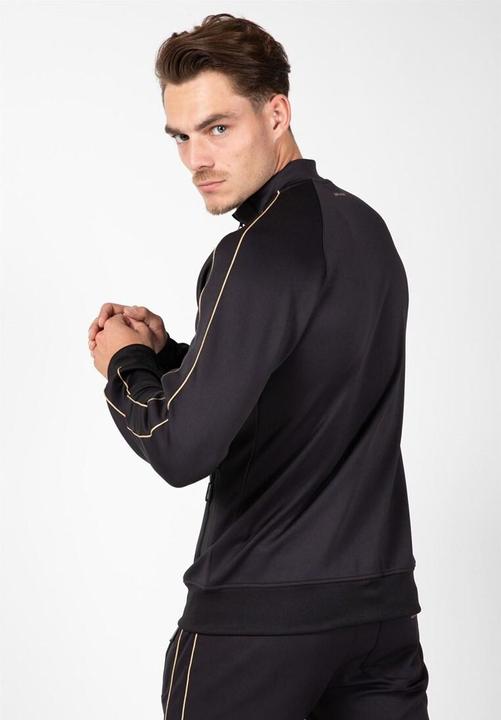 Actual product image Gorilla Wear Reversible Track Jacket Black/Gold (L)