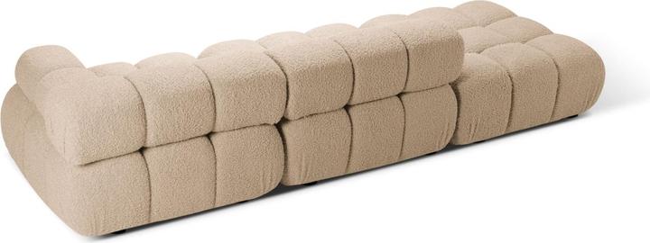Image du produit Micadoni Canapé Modulable Droit en Velours, "Bellis", 4 Places, 282x94x70 Fabriqué en Europe (2 places, 3 places, 4 places)