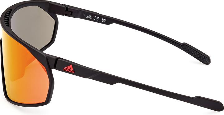 Actual product image adidas SP0074 Mirror Cat. 3 (Mat Black, Matte Black Ink)