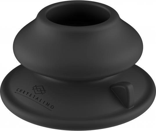Produktbild Shots Pluggy - Glass Vibrator - With Suction Cup and Remote - Rechargeable - 10 Speed