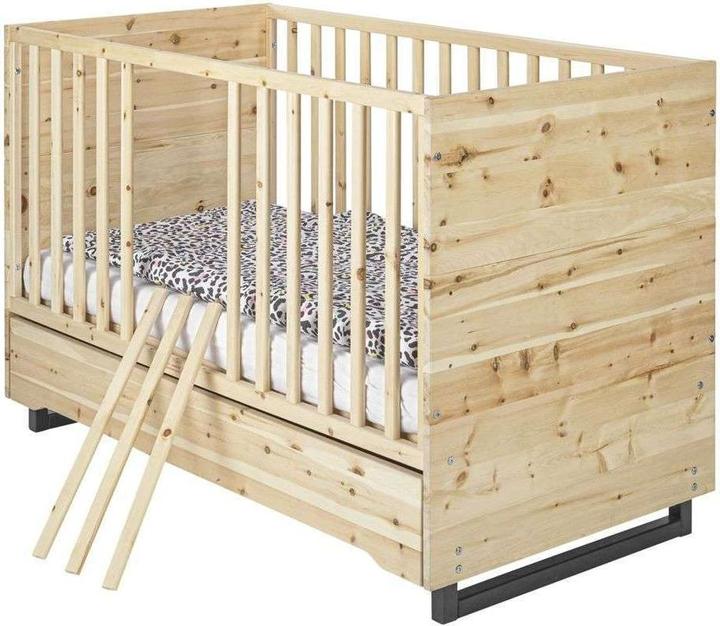 Produktbild Schardt ZIRBE Sparset aus Kombi-Kinderbett, Umbauseiten, Wickelkommode (Babybett, Wickelkommode)