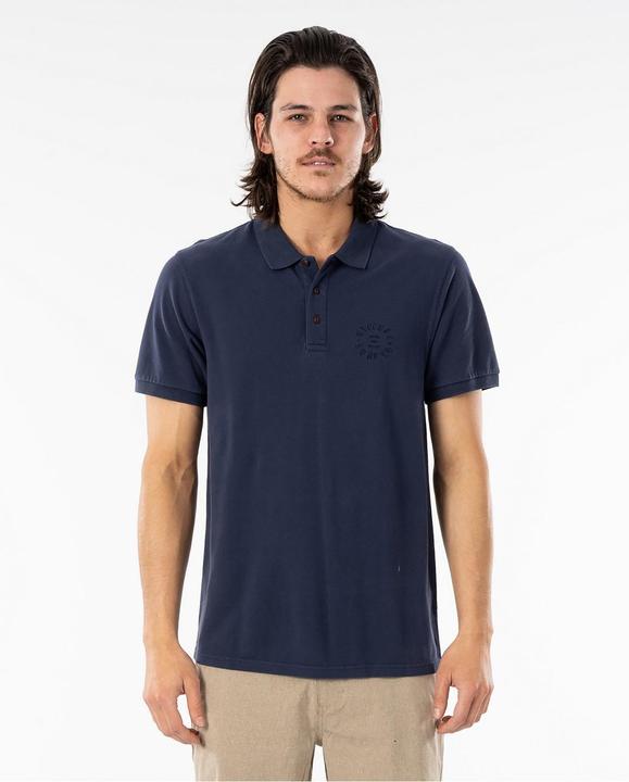 Rip Curl POLO-T-Shirt mit verblichenem Muster (S)