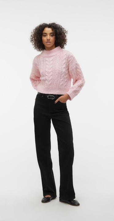 Produktbild Vero Moda VMDREAM LS HIGHNCK CROP PULLOVER GA EXC Strickpullover (XL)