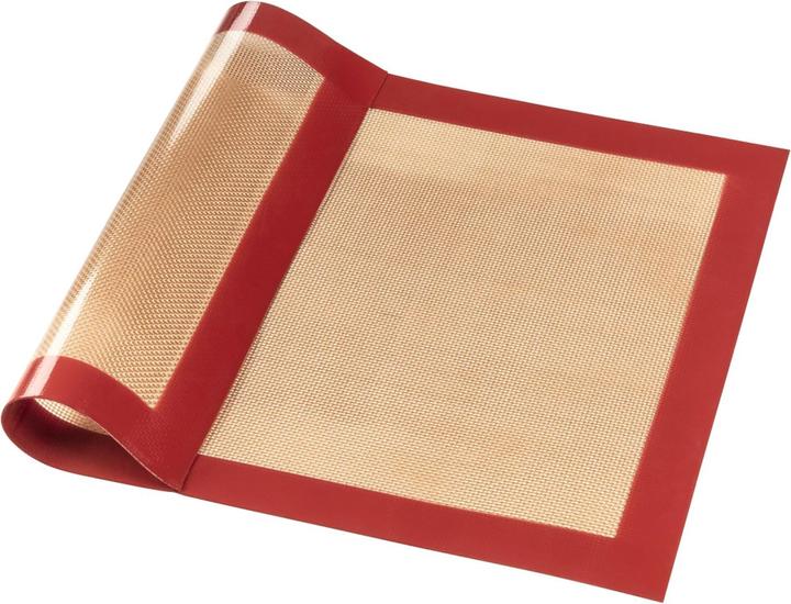 Produktbild Xavax Matte Backmatte aus Silikon, eckig, 40 x 30 cm, Rot-Brau (40 x 30 cm)