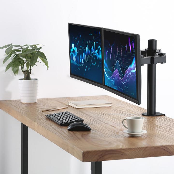 Produktbild Monitor Desk Mount, 2 screens up to 32ö and 12 kg (Tisch, 32")