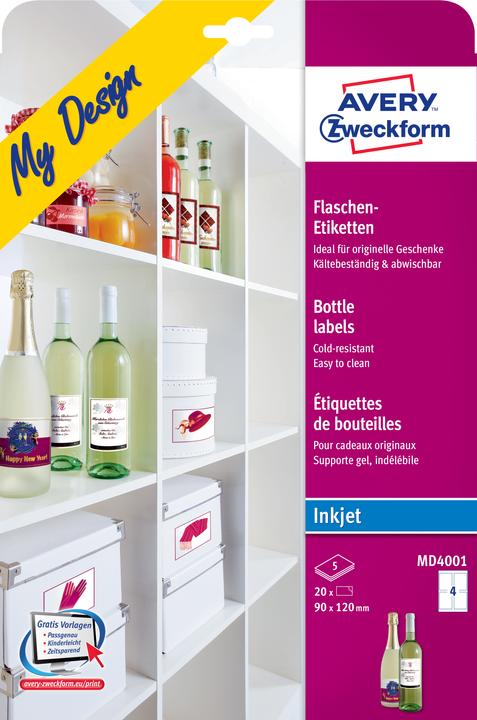Image du produit Avery étiquettes de bouteilles