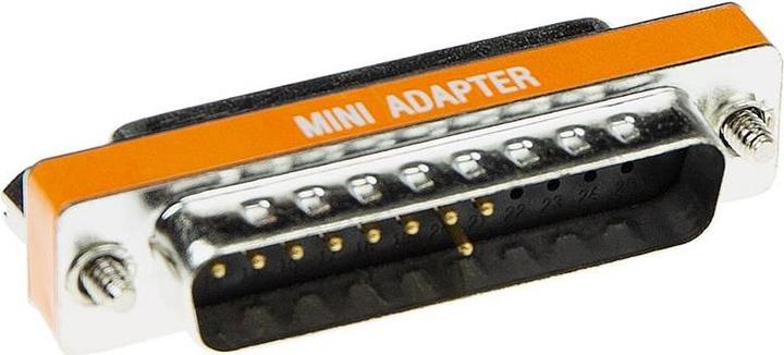 Image du produit D-sub null modem adapter 25 pole male to 25 pole female. Genre : 25M-25F Mini nullmodem 25m/f (25 m)