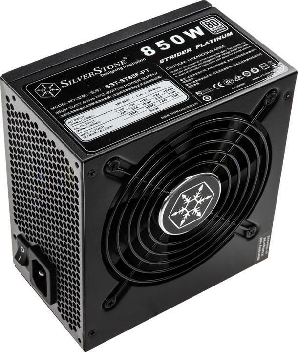 Immagine prodotto Silverstone SST-ST85F-PT Strider 80 PLUS Platinum, modulare - 850 Watt (850 W)