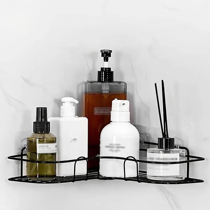 Actual product image König Design Shower shelf without drilling Corner shelf Bath shelf Shower shelf basket Self-adhesive