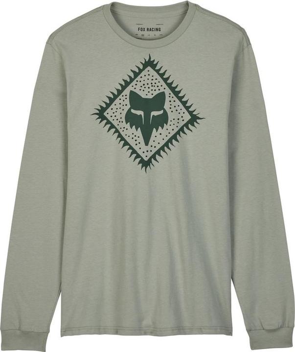 Image du produit Fox Tee 24 Leo Prem Ls Gry Vin (M)